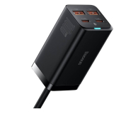 BASEUS Ładowarka sieciowa GaN3 Pro 2x USB-C 2x USB-A 100W CCGP000101 - 1195444 - zdjęcie 4